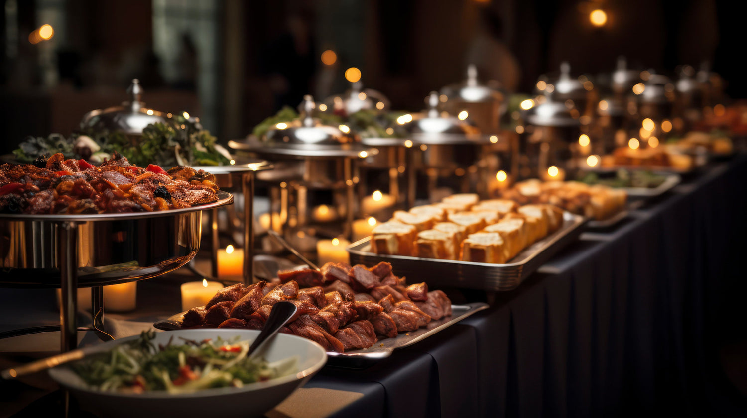 celebración comida con hidromiel