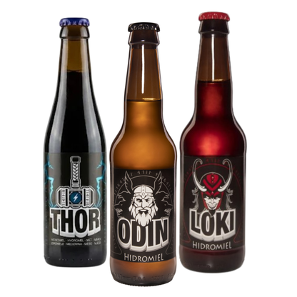 Caja Colección Dioses de Asgard - 12 botellas 3 sabores en 33cl