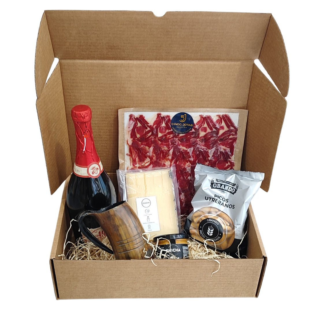 Caja de Regalo Mítica con Aloja: El Brindis Gourmet de los Dioses