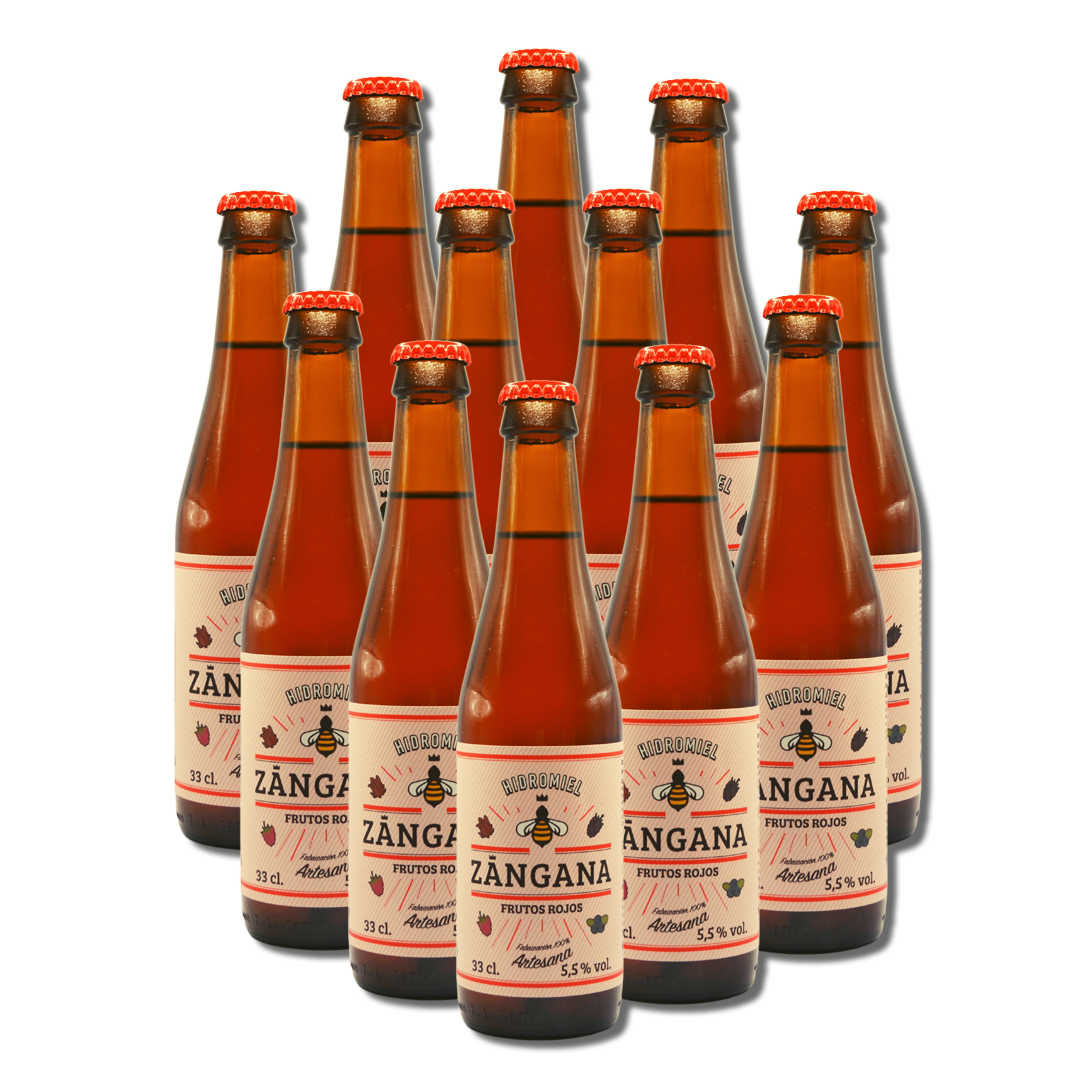 Zángana Frutos Rojos - Pack de 12 botellines de 33cl