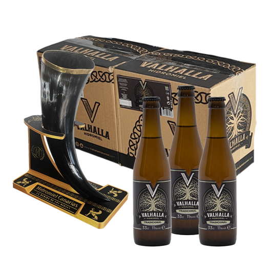 Pack Tradicional - Cuerno Vikingo y 2 cajas de Tradicional 33 CL
