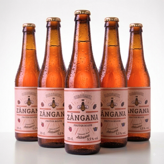 Zángana Frutos Rojos - Pack de 12 botellines de 33cl